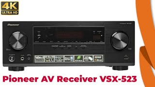 Pioneer av receiver VSX523  Quick View [upl. by Ahsir]