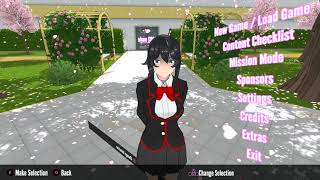 Yandere Simulator 2092 Mode I Title screen [upl. by Alfi]