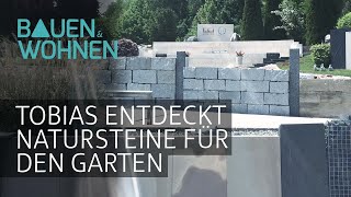 Garten Gartengestaltung mit Natursteinen  vom Bodenbelag bis zur Natursteinmauer [upl. by Kyla]