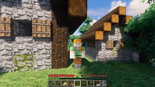 1 Hour of Minecraft Ultra Realistic Gameplay  SEUS PTGI HRR 3  Patrix 256X [upl. by Enaj]