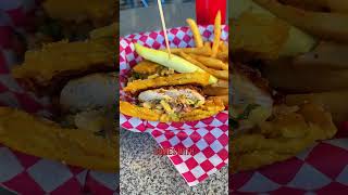 This weeks special at Mustang Sallys Diner Plantain Chicken Sandwich [upl. by Gunas]