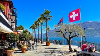 Brissago Switzerland 4K  A Wonder Swiss Town  Discovering The Most Beautiful European Towns [upl. by Anomahs941]