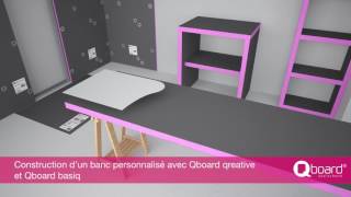 Tuto  Construire son mobilier de salle de bains avec QBoard  Jackon Insulation [upl. by Ahtimat487]