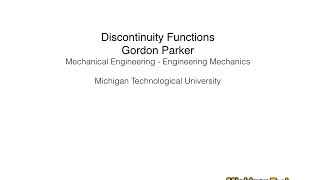 Discontinuity Functions [upl. by Eirameinna158]