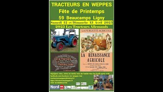 Tracteurs en Weppes le 12 et 13 avril 2025 [upl. by Notnelc]