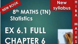 8th maths chapter 6 exercise 61 full answers tn samacheer hiba maths [upl. by Aeikan218]