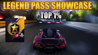 Asphalt 9 Top 1 Legend Pass Showcase  Pudong Rise  Lamborghini Invencible [upl. by Eniamart466]