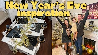 New Years Eve Party Decor Inspiration  Dollar Store Haul [upl. by Suiramaj]