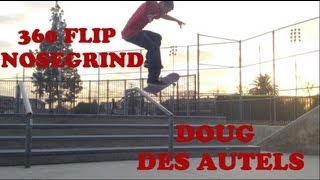 360 flip nose grind a round rail slow motion edit [upl. by Dalia]