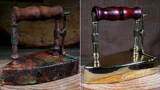 Very Beautiful Antique Iron  Restoration ASMR [upl. by Marshal]