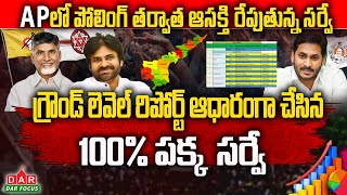 Who Is AP Next CM  AP 2024 Elections  Sensational Survey On AP Election 2024 After Polling  DAR [upl. by Anidan95]