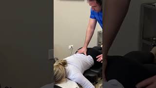 Huge Mid Back Adjustment for Relief MidBackAdjustment ChiropracticCare FrankfortChiropractor [upl. by Aniuqal]