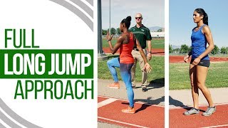 Long Jump Technique  The Full Approach [upl. by Ernst]