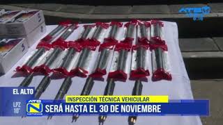 La inspección vehicular técnica inició este jueves y será hasta el 30 de noviembre [upl. by Siravaj]