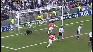 Arsenal 21 Tottenham Hotspur 2001 FA Cup Semi Final [upl. by Aihtnys]