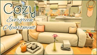 COZY Evergreen Harbor Apartment NO CC Reno  The Sims 4 Speed Build [upl. by Rebliw]