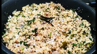 ನವಣೆ ಉಪ್ಪಿಟ್ಟು  Navane Uppittu  Upma  Foxtail Millet  Siridhanya  Millet Recipes [upl. by Idnil165]