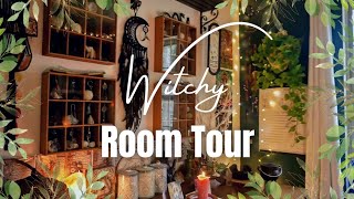 FULL Witchy ROOM TOUR Altars Spellwork Occult Decor And More [upl. by Aicelef]