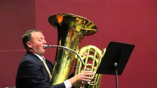 Marine Band tuba player performs at Bethel High School [upl. by Eive343]