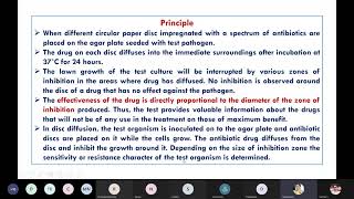 Antibiotic Sensitivity Test by Paper Disc method Part 1 [upl. by Iviv]