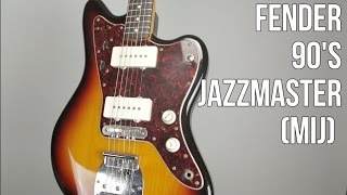 Fender Jazzmaster 90s Japanese Guitar Demo [upl. by Anitnelav]