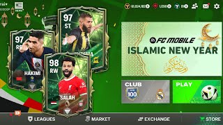 WOW OFFICIAL ISLAMIC NEW YEAR GIFT PACK FC MOBILE 24  9598 OVR FREE RAMADAN REWARDS FC MOBILE [upl. by Radman]