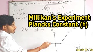 Measurement of Plancks Constant Using Millikans Experiment  Tuition Master  Sumit Yadav [upl. by Haman129]