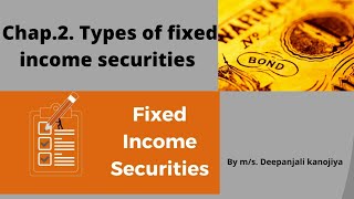 What is fixed income securities   types of fixed income securities  BFM 4th sem  DAILY LEARNER [upl. by Dorine998]