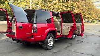 2000 Chevy Tahoe Z71 Red2 [upl. by Gnirol]