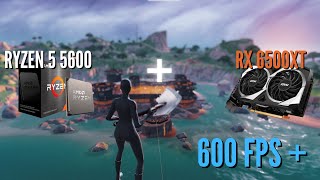 FORTNITE  RX 6500XT  RYZEN 5 5600 Low MESH 1920x1080  CHAPTER 5 SEASON 4  Performance Mode [upl. by Magdalen]