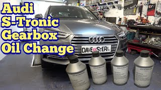 Audi STronic 7speed DL382 Gearbox Oil Change using VCDS 0CK 0CJ 0CL 0DN 0DP Dual Clutch [upl. by Fleischer]