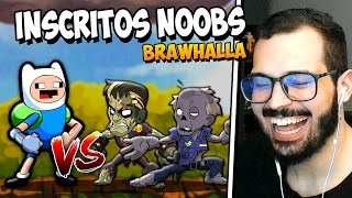 JVNQ PRO vs INSCRITOS NOOBS  BRAWLHALLA [upl. by Sherwynd]