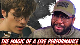 CAN HE ACTUALLY SING  brakence  rosier Stripped Down Live  REACTION [upl. by Bainbrudge]