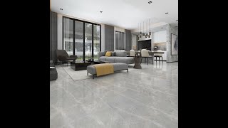 HYH641GN Dark Gray Porcelain Floor Tile [upl. by Yerkovich558]