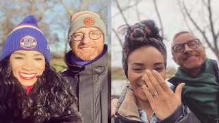 TV presenter Michelle Ackerley posted a photo of her new diamond ring to social media as she announc [upl. by Euqitsym]