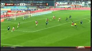 Golazo de Granero  Almeria 11 Real Madrid 01162010 [upl. by Vogeley]