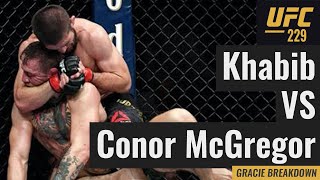 Conor McGregor vs Khabib Nurmagomedov UFC 229 Gracie Breakdown [upl. by Frodina]