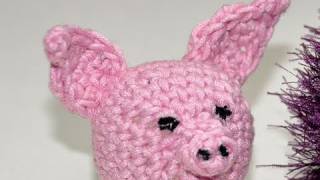 Häkeln  Amigurumi Schweinchen  Teil 3  Die Teile zusammennähen [upl. by Noguchi]