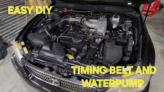 Lexus IS300 Timing Belt and Waterpump Replacement [upl. by Ahtis]