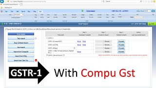 How to File GSTR1 with Computax I Easy amp Error Free in Hindi I Full Detail [upl. by Deehahs]