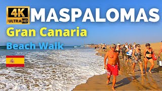 Gran Canaria Maspalomas Playa del Ingles Naturist Beach Walk Spain 👙 [upl. by Aihsik458]