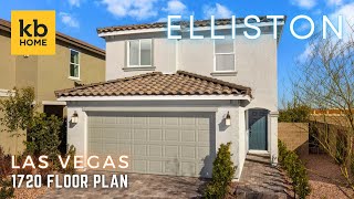 Elliston  New KB Home Community Centrally in the Southwest Las Vegas NV  1720 Plan [upl. by Hueston40]