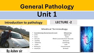 medical terminology general pathology pathophysiology b pharma 2nd semester BSc medical lab [upl. by Marilla]