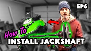 How To Install Snowmobile Jackshaft  Project Arctic Cat ZR600 [upl. by Virg]