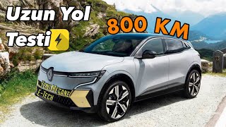 Yeni Megane ETECH 800 km lik uzun yol testi Kaç kere şarj ettim Kaç para yaktıİşte tüm eksikleri [upl. by Anolahs]