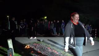 World Mental Health Day Firewalk at Anglia Ruskin University Writtle Campus [upl. by Ahsinnod]