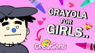 This CRAYOLA KIT is UNHINGED💕✨ Crayola for GIRLS [upl. by Chariot963]