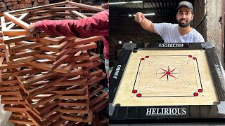 72 घंटे लगते हैं 1 Carrom Board बनाने में😱😱 Price 100000Rs😳😳 Indian Sports Factory Meerut [upl. by Airamzul922]