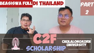 Beasiswa C2F Part 2Wawancara Fasilitas Cara Menghubungi Dosen Tips and Tricks  FULL INFO [upl. by Krischer]