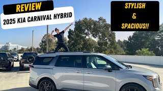 Reviewing the Kia Carnival Hybrid 2025 A Minivan Like No Other [upl. by Vanhomrigh186]